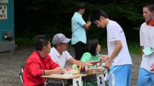 富士登山強歩大会昨年度の様子です