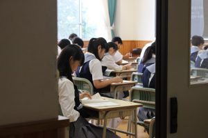 平成30年9月8日(土)3年生模擬試験の様子です