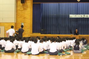 熱く夢を叫べ！できっこないをやらなくちゃ！講演会が行われました