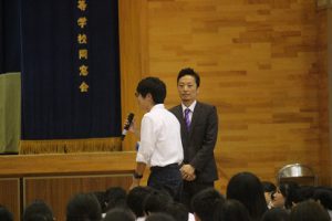 熱く夢を叫べ！できっこないをやらなくちゃ！講演会が行われました
