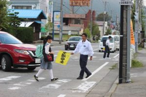 平成30年度通学時マナーアップ運動が行われました