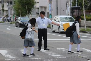 平成30年度通学時マナーアップ運動が行われました