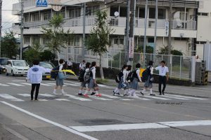 平成30年度通学時マナーアップ運動が行われました