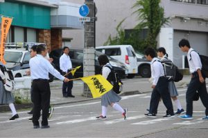 平成30年度通学時マナーアップ運動が行われました