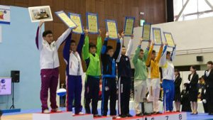 祝　優勝　福井しあわせ元気国体　ウエイトリフティング競技少年男子85kg級 持田慶貴くん