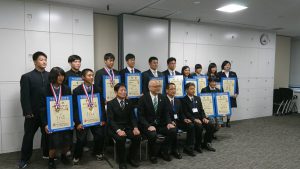 福井国体（少年）優勝報告会の様子です