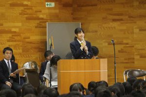 平成30年度後期生徒総会が行われました