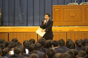 平成30年度後期生徒総会が行われました