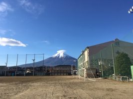 11月17日(土)今朝の富士山です