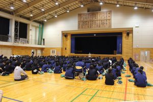 2学年修学旅行結団式が行われました