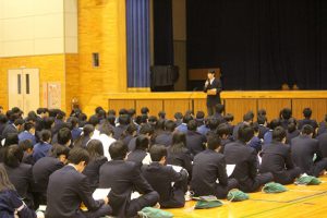 2学年修学旅行結団式が行われました