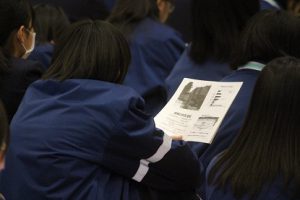 進路を考える＝自分をプロデュ－ス！！（2学年進路学習会）