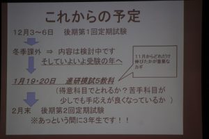 進路を考える＝自分をプロデュ－ス！！（2学年進路学習会）