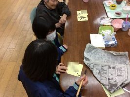 自分たちの力で一からやってみる～書道部ボランティア活動～