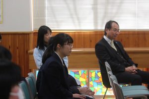 ランチタイムの楽しいひととき～吹奏楽部クリスマスコンサート～