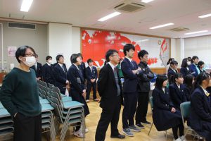 ランチタイムの楽しいひととき～吹奏楽部クリスマスコンサート～