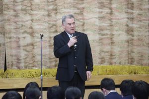 大学入試センター試験激励会が行われました　