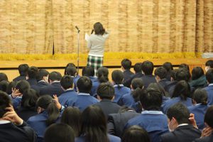 大学入試センター試験激励会が行われました　