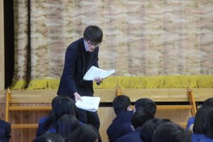 大学入試センター試験激励会が行われました　