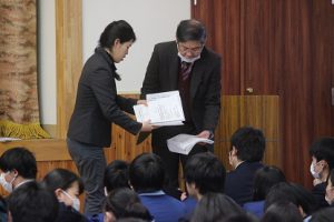 大学入試センター試験激励会が行われました　