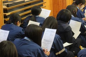大学入試センター試験激励会が行われました　