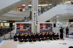 ハートリボン運動 書道イベントに参加しました（書道部）