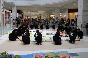ハートリボン運動 書道イベントに参加しました（書道部）