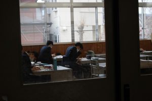 平成30年度後期第2回定期試験1日目です