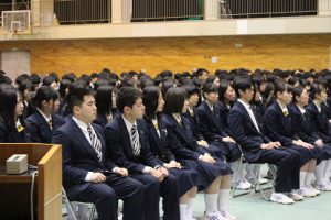 平成30年度同窓会入会式が行われました