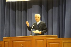 平成30年度同窓会入会式が行われました