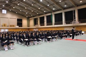 平成30年度同窓会入会式が行われました