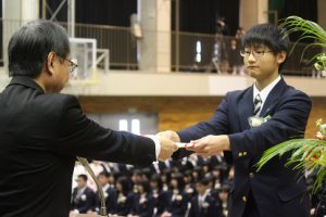 平成30年度 第69回 卒業証書授与式を行いました