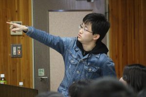 平成30年度 第12回 1学年オープンスタディー（理数科卒業生卒論発表会）が行われました