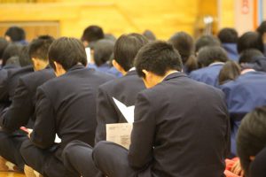 平成30年度 第12回 1学年オープンスタディー(小論文講演会)が行われました