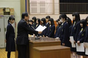 平成30年度納め式･終業式が行われました