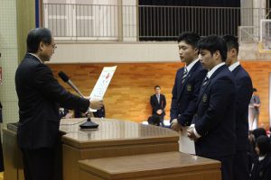 平成30年度納め式･終業式が行われました