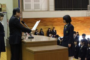 平成30年度納め式･終業式が行われました