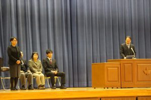 平成30年度離任式が行われました　