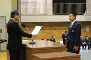 平成30年度表彰状授与式･記念品贈呈式が行われました