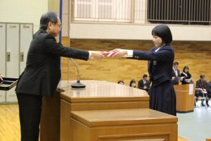 平成30年度表彰状授与式･記念品贈呈式が行われました