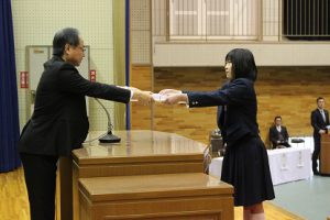 平成30年度表彰状授与式･記念品贈呈式が行われました
