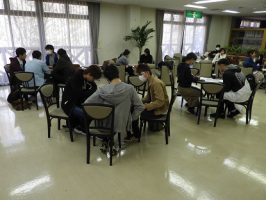2019理数科春期宿泊学習会の様子です