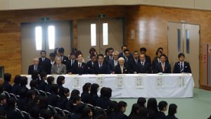 平成31年度入学式が行われました