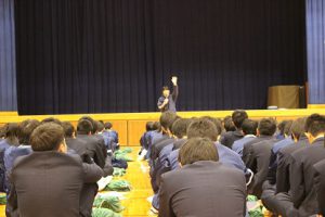 平成31年度3学年合同ＬＨＲが行われました