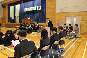 平成31年度前期生徒総会が行われました