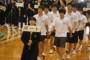 第71回山梨県高等学校総合体育大会壮行会が行われました