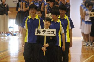 第71回山梨県高等学校総合体育大会壮行会が行われました