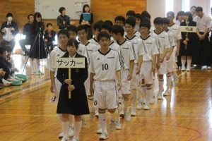 第71回山梨県高等学校総合体育大会壮行会が行われました
