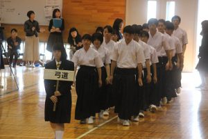 第71回山梨県高等学校総合体育大会壮行会が行われました