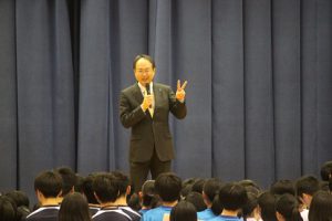 第71回山梨県高等学校総合体育大会壮行会が行われました